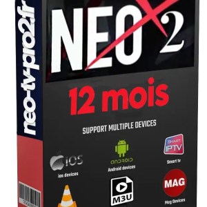 NEOX 2 abonnement IPTV 12 MOIS